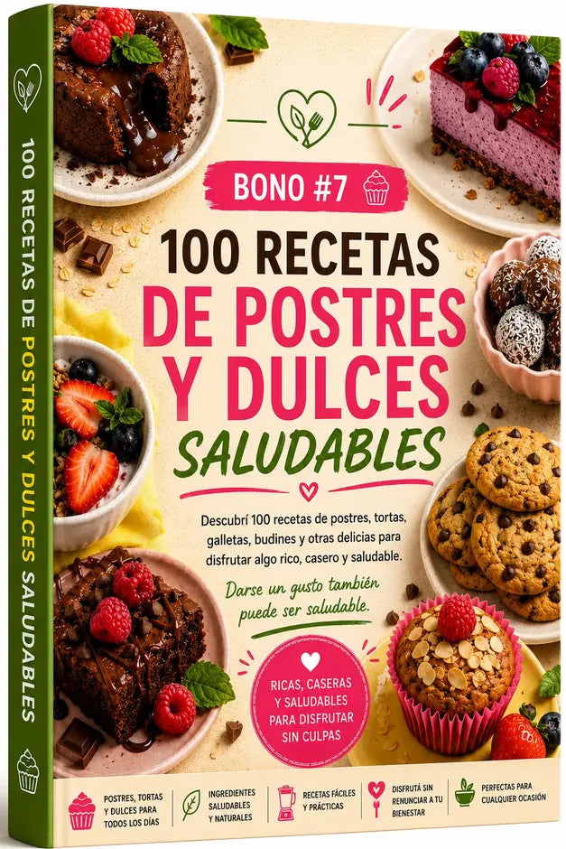 Bono 7 — 100 Recetas de Postres y Dulces Saludables